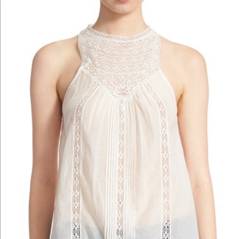 Women’s Sz. M Joie White Seta tank Top